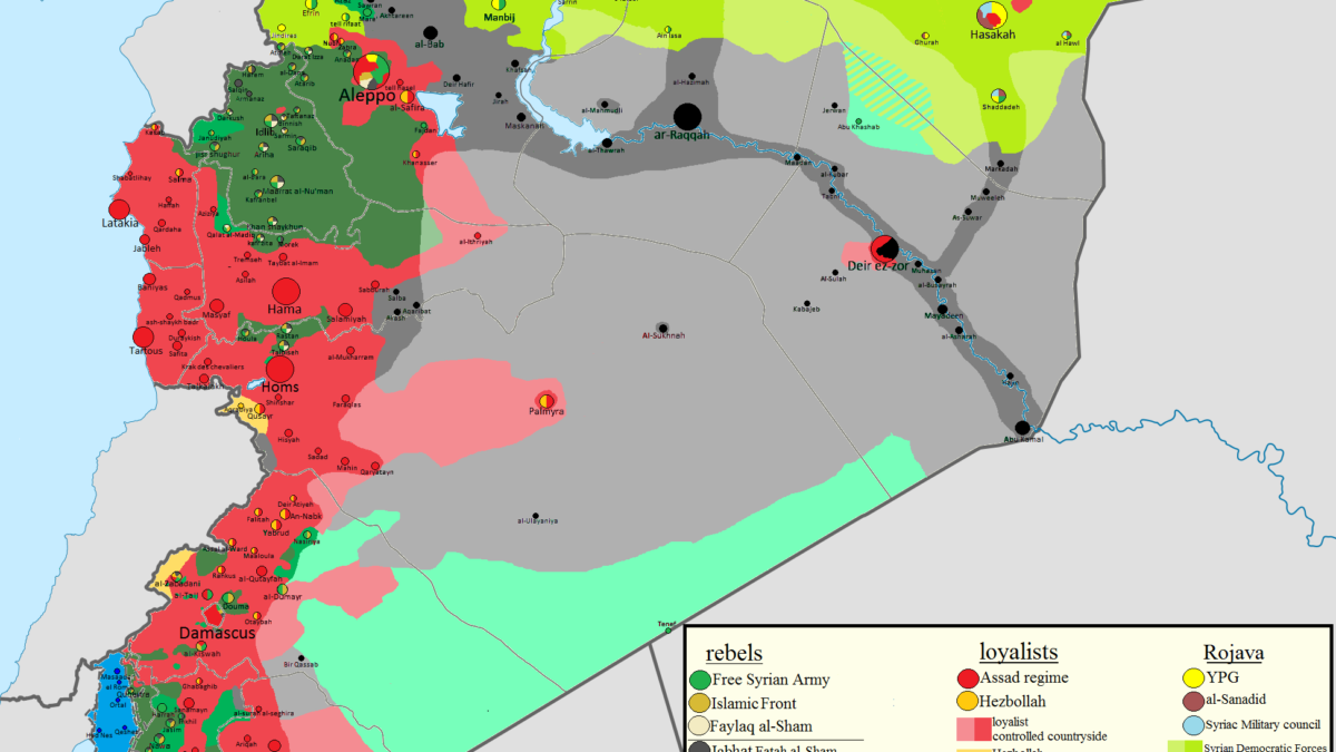 la guerra in siria