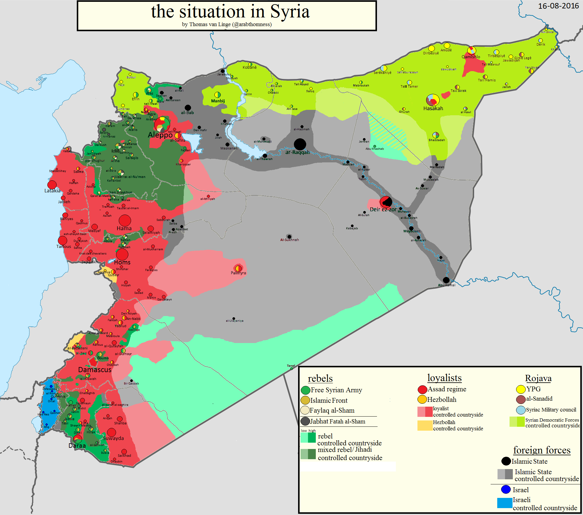 la guerra in siria